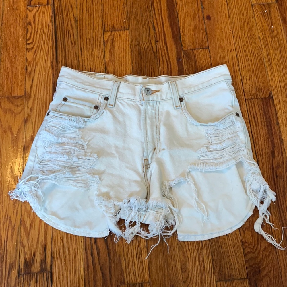 Destroyed vintage Levi shorts